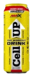 CellUp Pre Workout Drink 500 ml Cereza