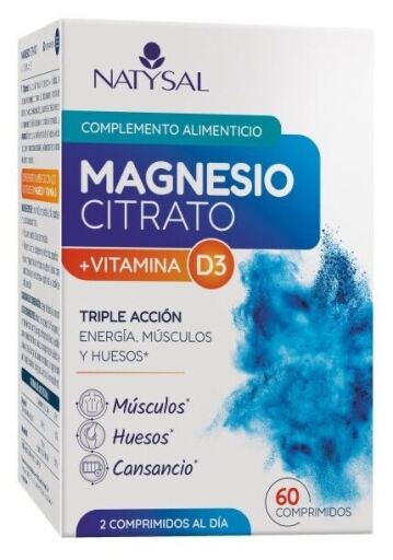 Magnesio Citrato+D3 60 Comprimidos