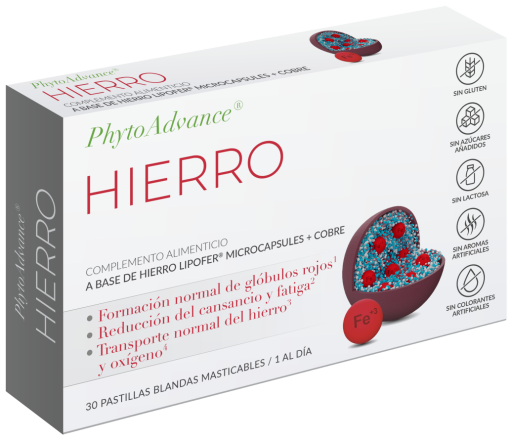 Hierro 30 Pastillas Blandas Masticables