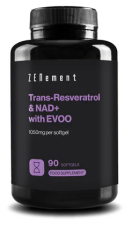 Trans Resveratrol-Nad+ con Aove 90 Cápsulas