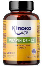 Vitamina D3-K2 Con Omega 9 200 Cápsulas