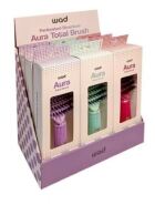 Display Brush Aura Cepillos Green/Purple/Red 9 Unidades