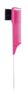 Edge Brush Comb Pink Comb+ Black Bristle Doble función