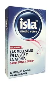 Isla Medic Voice 20 Pastillas Blandas Cereza