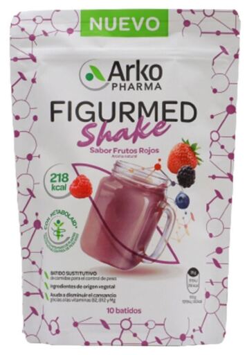 Figurmed Shake Sabor Frutos Rojos 350 gr