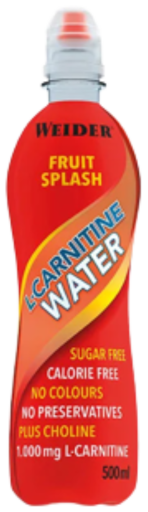 L-Carnitine Water Fruit Splash 500 ml x 6 Unidades