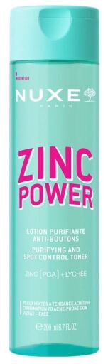Nuxe Zinc Power Loci&oacute;n Purificante Anti-imperfecciones 200 ml