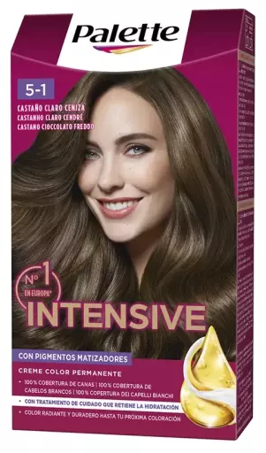 Palette Intensive Tinte 5.1-Casta&ntilde;o Claro Ceniza